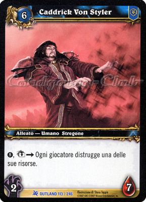 OUTLAND 113 / 246 Caddrick Von Styler rara -NEAR MINT-