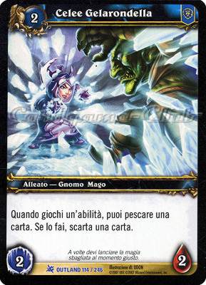 OUTLAND 114 / 246 Celee Gelarondella rara -NEAR MINT-