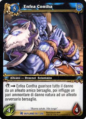 OUTLAND 116 / 246 Enfea Contha rara -NEAR MINT-