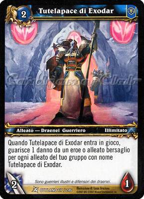 OUTLAND 117 / 246 Tutelapace di Exodar comune -NEAR MINT-