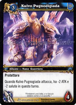 OUTLAND 127 / 246 Kulvo Pugnodigiada comune -NEAR MINT-