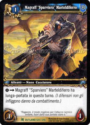 OUTLAND 128 / 246 Magraff "Sparviero" Marteldiferro non comune -NEAR MINT-