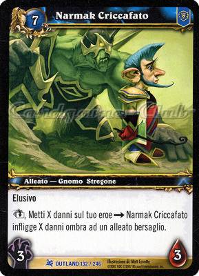 OUTLAND 132 / 246 Narmak Criccafato rara -NEAR MINT-