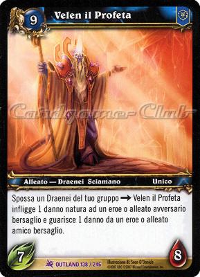 OUTLAND 138 / 246 Velen il Profeta epica -NEAR MINT-