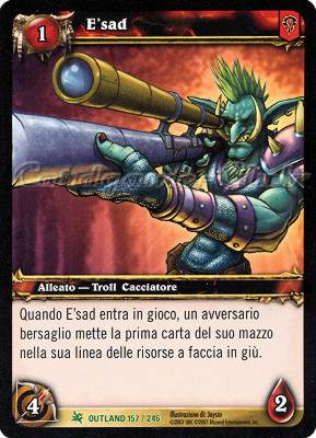 OUTLAND 157 / 246 E'sad non comune -NEAR MINT-