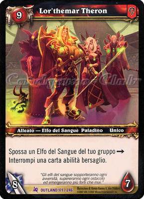 OUTLAND 171 / 246 Lor'themar Theron epica -NEAR MINT-