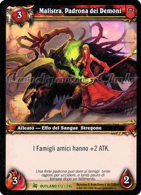 OUTLAND 173 / 246 Malistra, Padrona dei Demoni non comune -NEAR MINT-