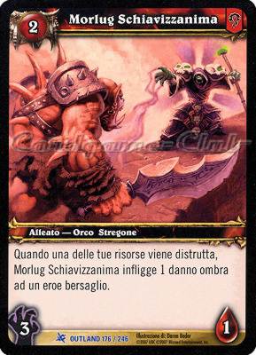 OUTLAND 176 / 246 Morlug Schiavizzanima rara -NEAR MINT-