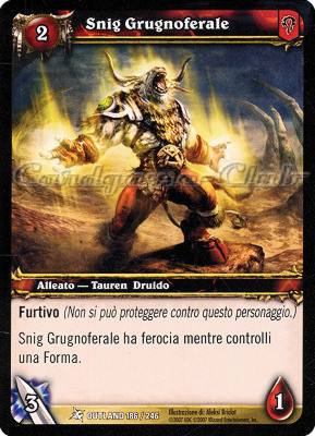 OUTLAND 186 / 246 Snig Grugnoferale comune -NEAR MINT-