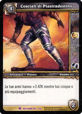 OUTLAND 195 / 246 Coscialli di Piastradestino epica -NEAR MINT-
