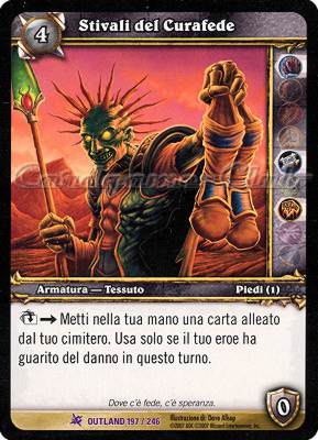 OUTLAND 197 / 246 Stivali del Curafede epica -NEAR MINT-