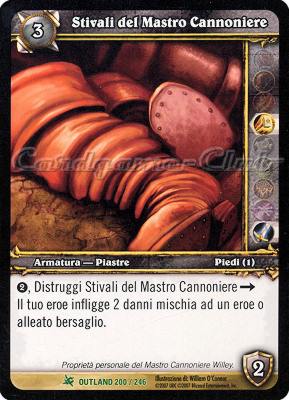 OUTLAND 200 / 246 Stivali del Maestro Cannoniere non comune -NEAR MINT-
