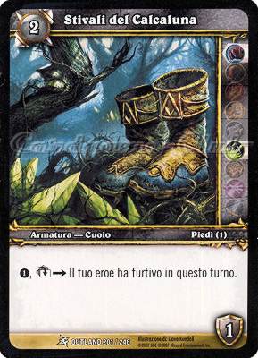 OUTLAND 201 / 246 Stivali del Calcaluna comune -NEAR MINT-