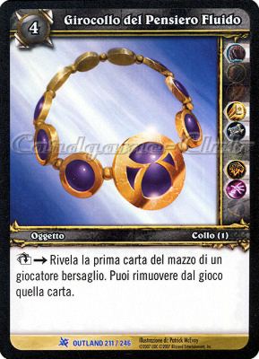 OUTLAND 211 / 246 Girocollo del Pensiero Fluido rara -NEAR MINT-