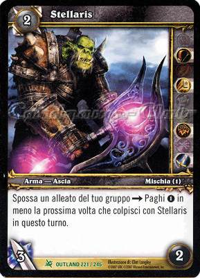 OUTLAND 221 / 246 Stellaris non comune -NEAR MINT-