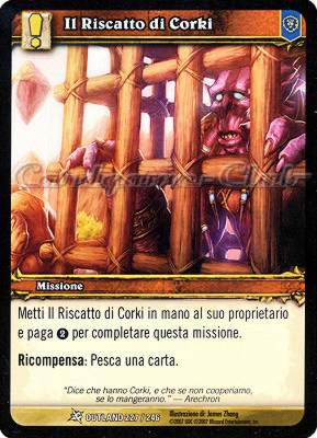 OUTLAND 227 / 246 Il Riscatto di Corki comune -NEAR MINT-