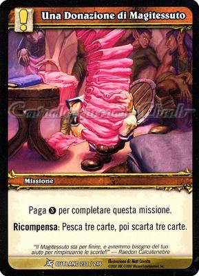 OUTLAND 232 / 246 Una Donazione di Magitessuto comune -NEAR MINT-