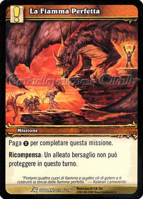 OUTLAND 234 / 246 La Fiamma Perfetta comune -NEAR MINT-