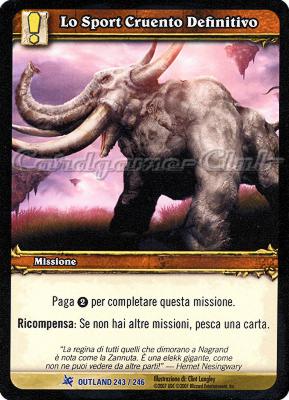 OUTLAND 243 / 246 Lo Sport Cruento Definitivo rara -NEAR MINT-