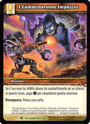 OUTLAND 244 / 246 I Camminavuoto Impazziti non comune -NEAR MINT-