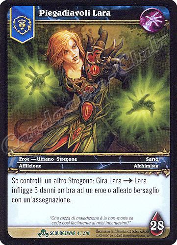 SCOURGEWAR 004 / 270 Piegadiavoli Lara non comune -NEAR MINT-