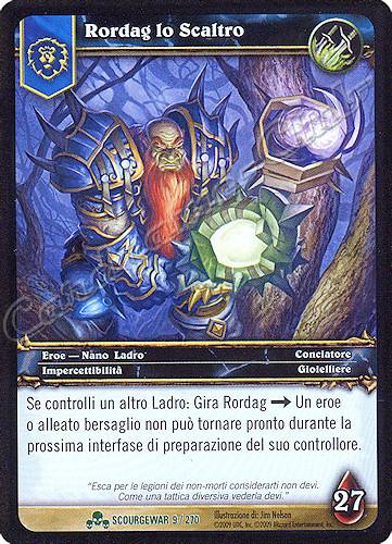 SCOURGEWAR 009 / 270 Rordag lo Scaltro non comune -NEAR MINT-