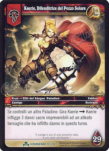 SCOURGEWAR 013 / 270 Kaerie, Difenditrice del Pozzo Solare non comune -NEAR MINT-