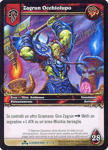 SCOURGEWAR 019 / 270 Zagrun Occhiolupo non comune -NEAR MINT-