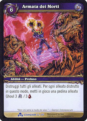 SCOURGEWAR 022 / 270 Armata dei Morti rara -NEAR MINT-