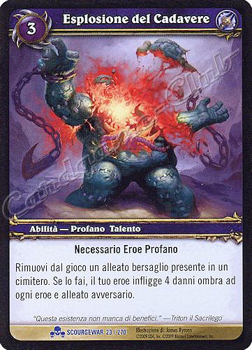 SCOURGEWAR 023 / 270 Esplosione del Cadavere rara -NEAR MINT-