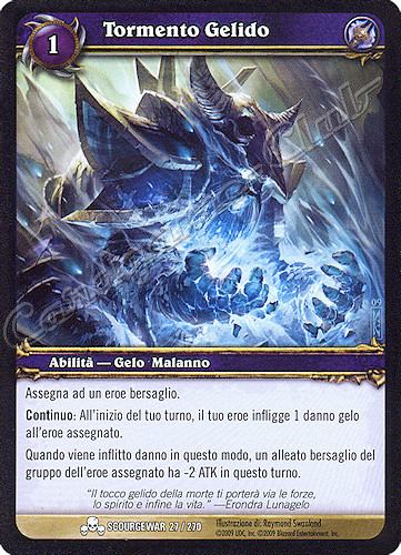 SCOURGEWAR 027 / 270 Tormento Gelido comune -NEAR MINT-