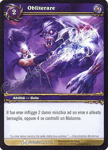 SCOURGEWAR 028 / 270 Obliterare comune -NEAR MINT-