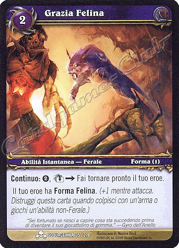 SCOURGEWAR 035 / 270 Grazia Felina comune -NEAR MINT-
