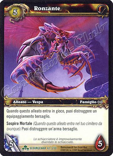 SCOURGEWAR 042 / 270 Ronzante non comune -NEAR MINT-