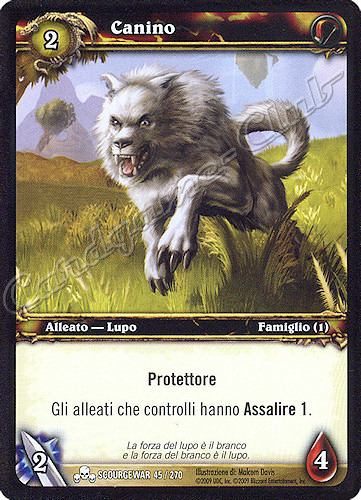 SCOURGEWAR 045 / 270 Canino comune -NEAR MINT-