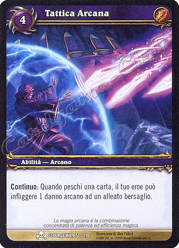 SCOURGEWAR 051 / 270 Tattica Arcana comune -NEAR MINT-