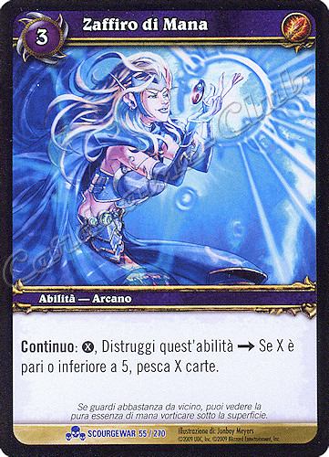 SCOURGEWAR 055 / 270 Zaffiro di Mana rara -NEAR MINT-
