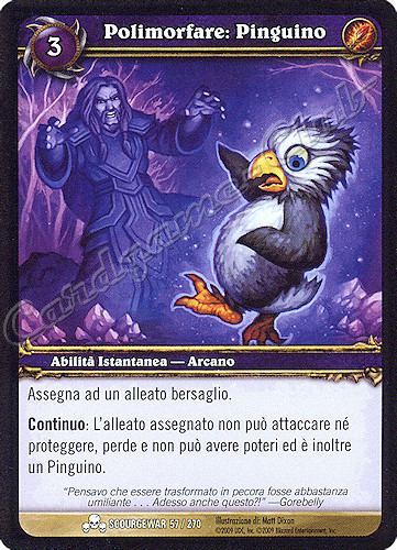 SCOURGEWAR 057 / 270 Polimorfare: Pinguino comune -NEAR MINT-