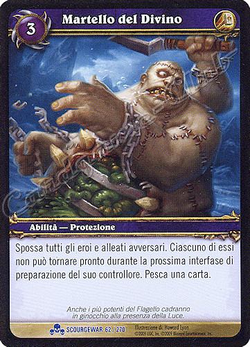 SCOURGEWAR 062 / 270 Martello del Divino rara -NEAR MINT-