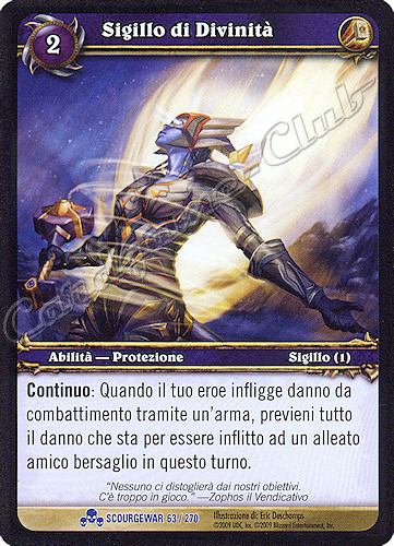 SCOURGEWAR 063 / 270 Sigillo di Divinita' rara -NEAR MINT-