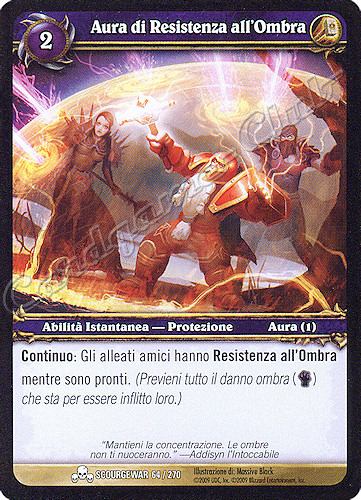 SCOURGEWAR 064 / 270 Aura di Resistenza all'Ombra comune -NEAR MINT-