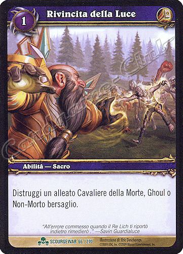 SCOURGEWAR 066 / 270 Rivincita della Luce non comune -NEAR MINT-