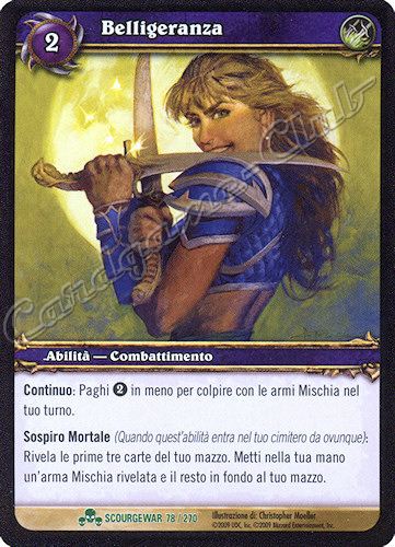 SCOURGEWAR 078 / 270 Belligeranza non comune -NEAR MINT-