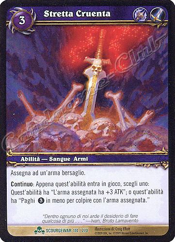 SCOURGEWAR 114 / 270 Stretta Cruenta non comune -NEAR MINT-