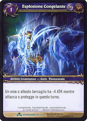 SCOURGEWAR 116 / 270 Esplosione Congelante non comune -NEAR MINT-