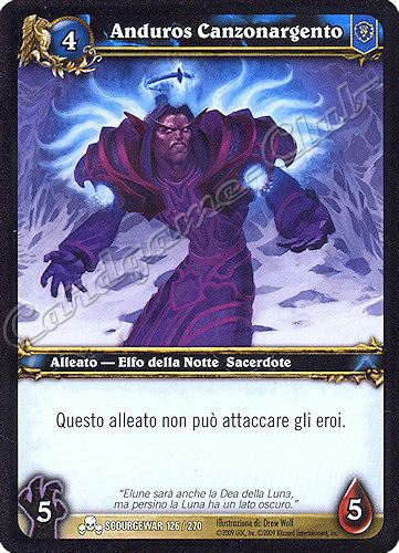 SCOURGEWAR 126 / 270 Anduros Canzonargento comune -NEAR MINT-