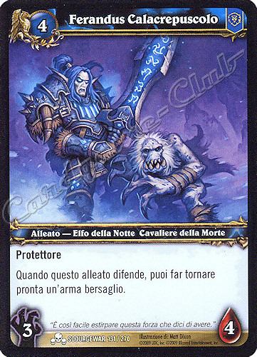 SCOURGEWAR 131 / 270 Ferandus Calacrepuscolo comune -NEAR MINT-