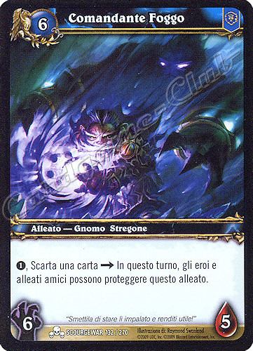 SCOURGEWAR 132 / 270 Comandante Foggo comune -NEAR MINT-