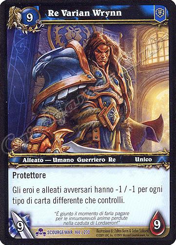 SCOURGEWAR 144 / 270 Re Varian Wrynn epica -NEAR MINT-