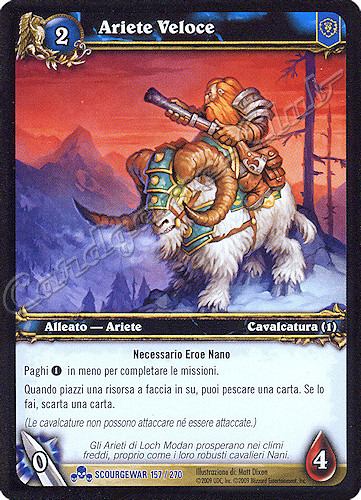 SCOURGEWAR 157 / 270 Ariete Veloce rara -NEAR MINT-